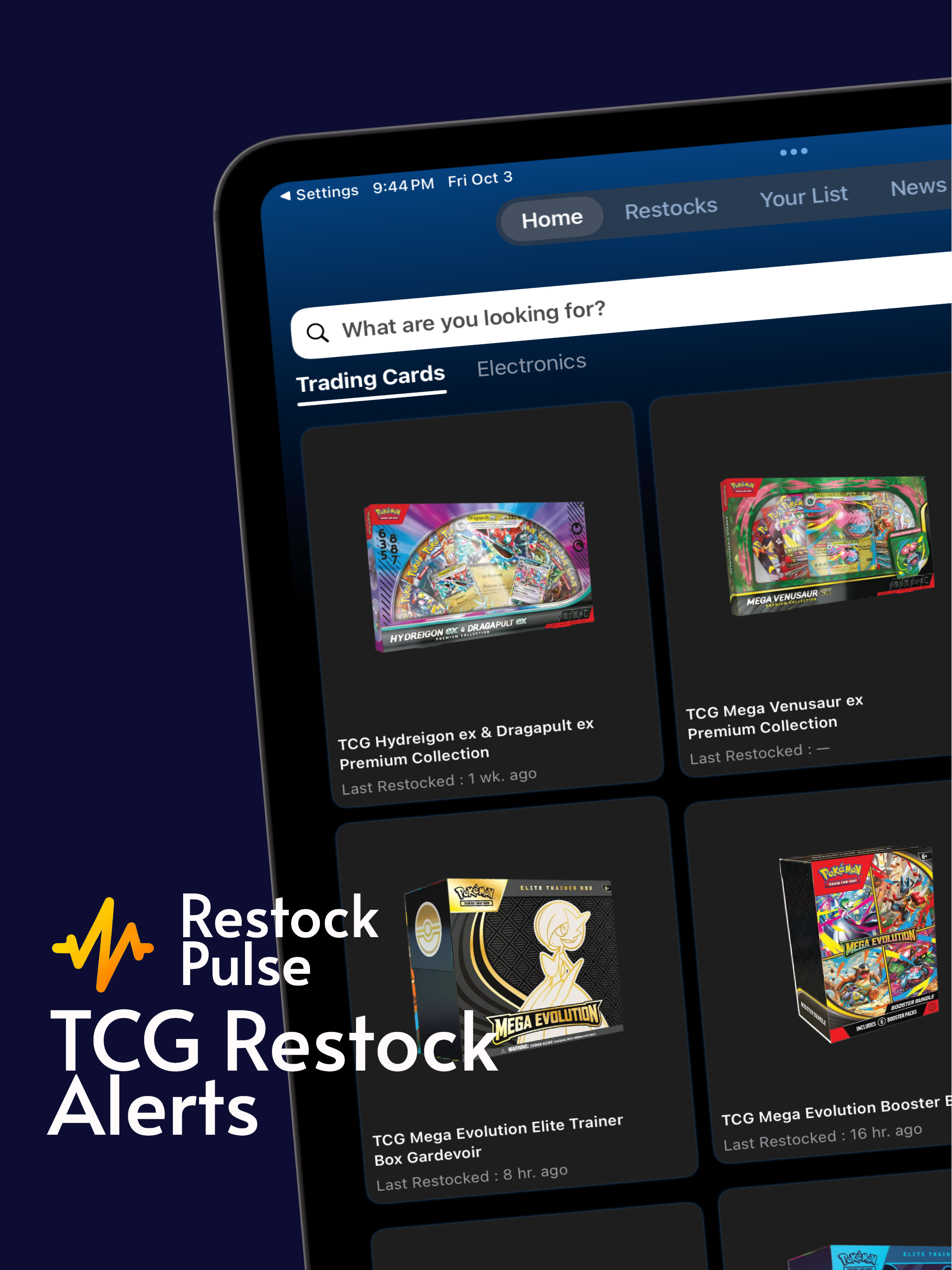 Restock Pulse – TCG Alerts