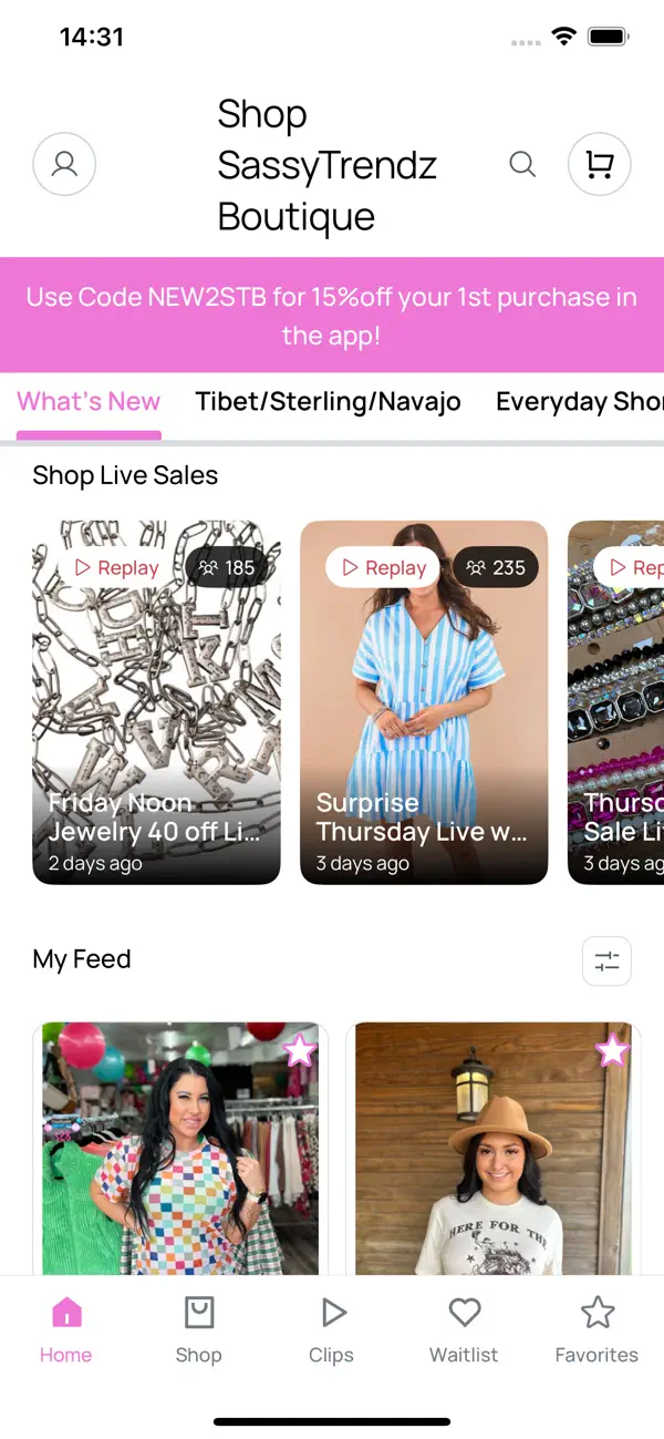 Screenshot #2 pour Shop SassyTrendz Boutique