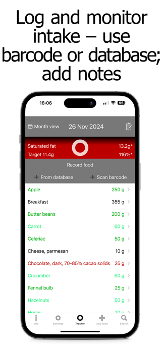 Saturated Fat Counter Tracker Screenshot 4 of 10