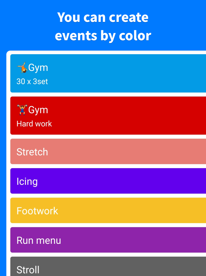 Plan Calendar -Make a Schedule