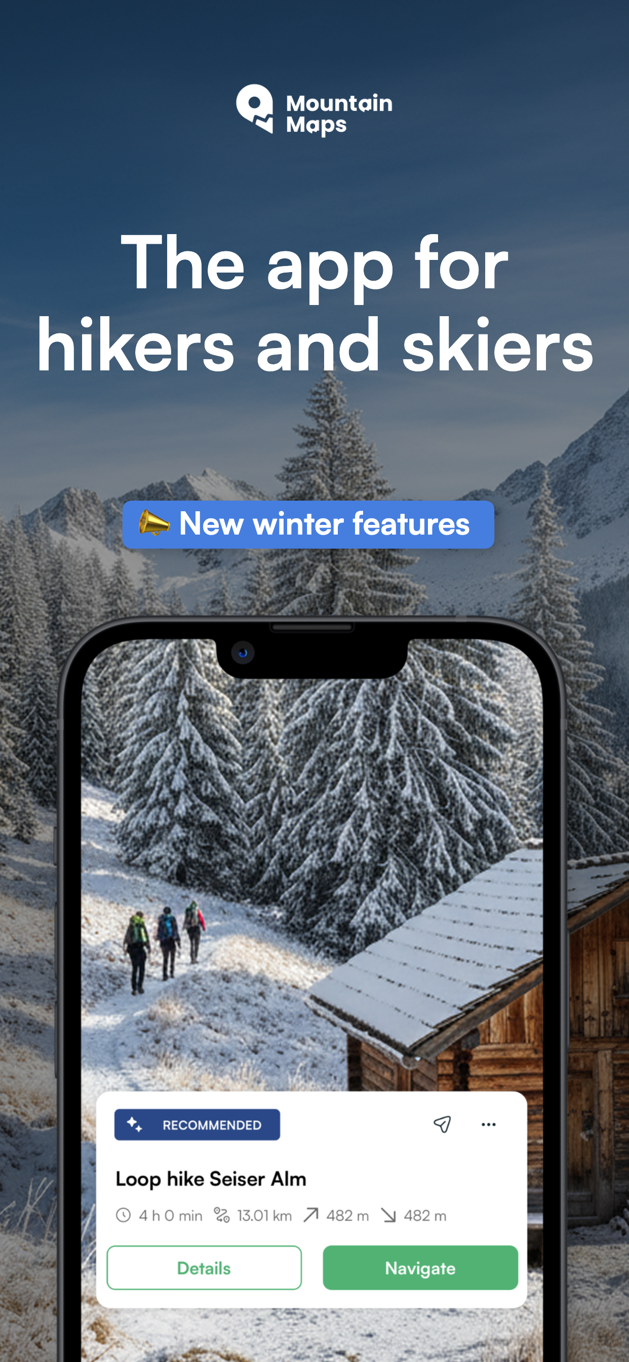 Mountain Maps: Hiking & Skiing