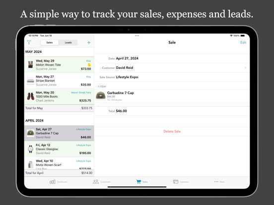 Screenshot #4 pour Sales Tracking