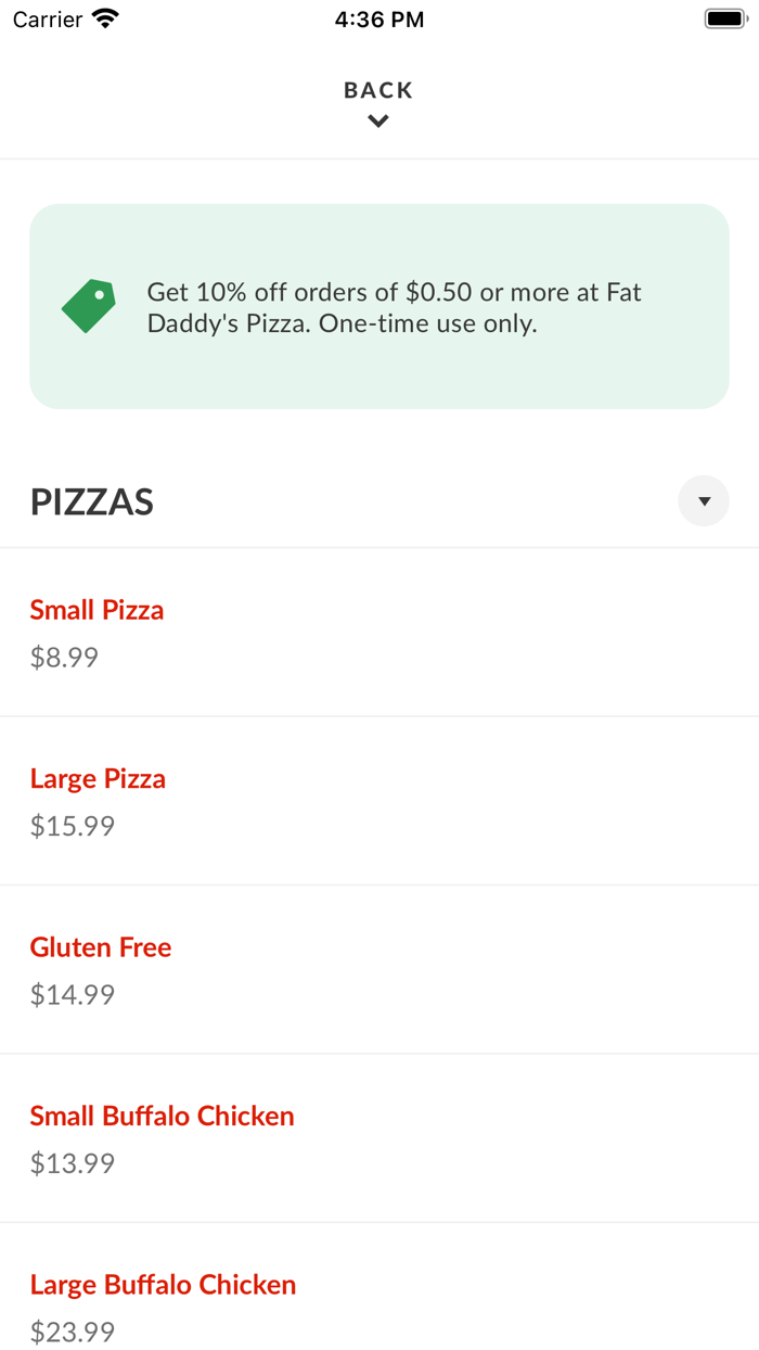 Fat Daddys Pizza