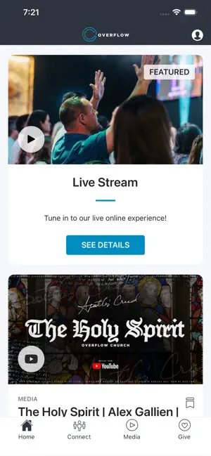 Overflow Church screenshot 1
