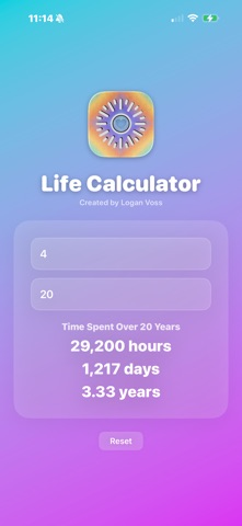 Life Calculator: Self-Improve Screenshot 2 of 2