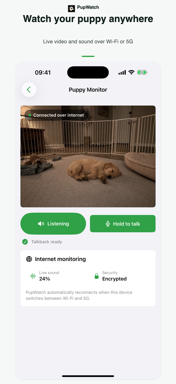 PupWatch screenshot 1