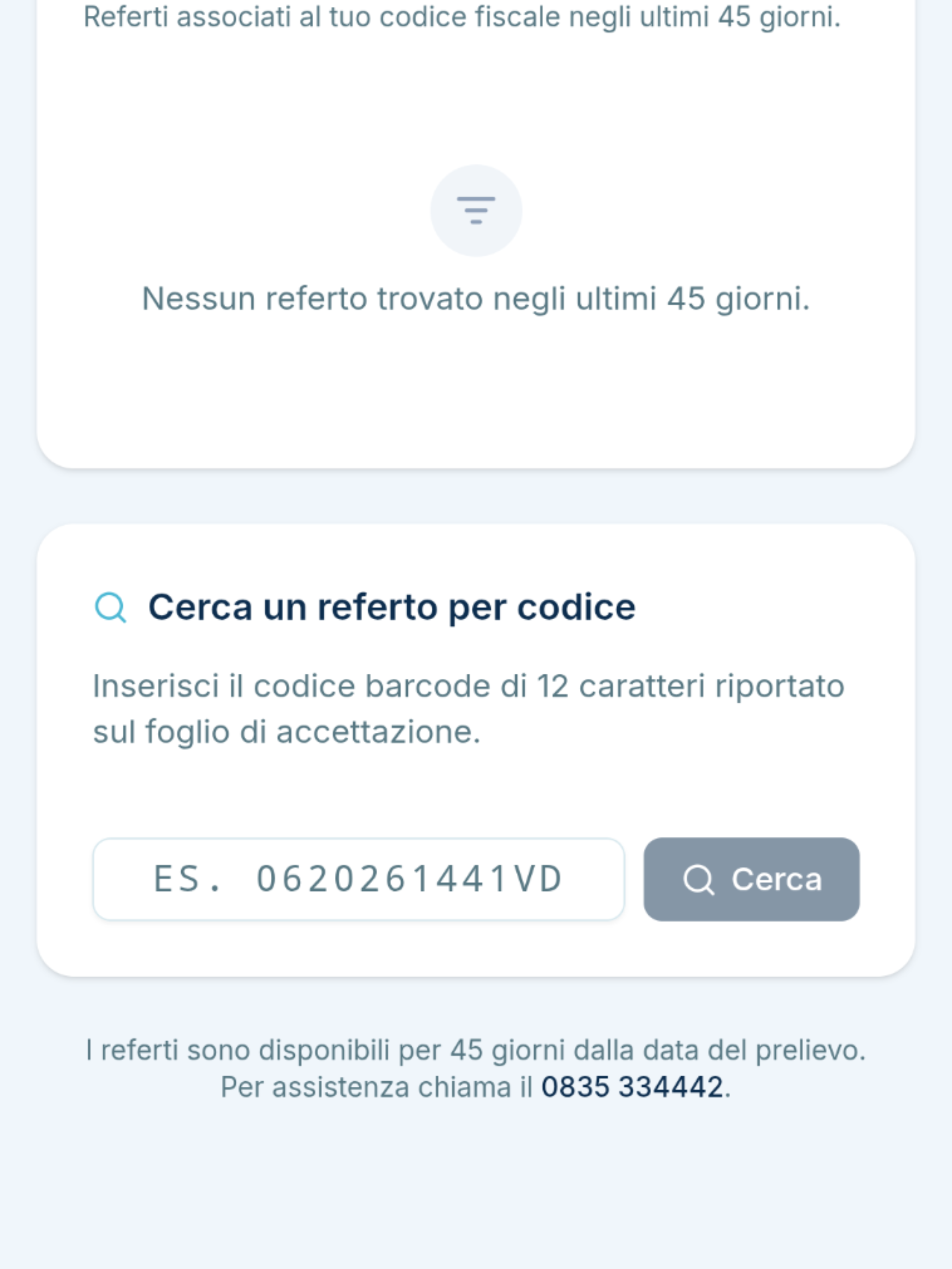 Analisi cliniche MONTEMURRO screenshot 9