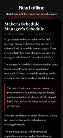 Reader AI: Markdown Reader Screenshot 1 of 5