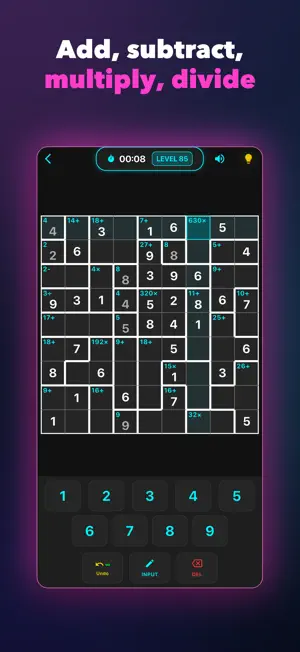 MathDoku X: Sudoku & Logic screenshot 2