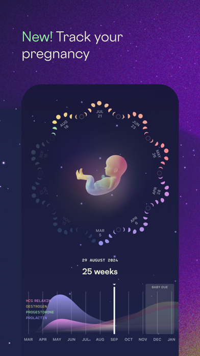 Screenshot 3 of Stardust: Period & Pregnancy App