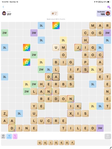 Tile & Error: Words and Chaos iPad screenshot
