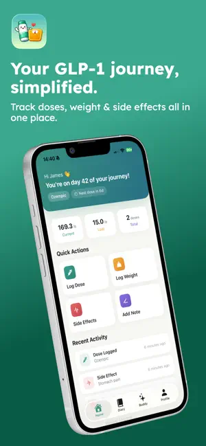 GLP-1 Buddy: Track Weight Loss screenshot 1