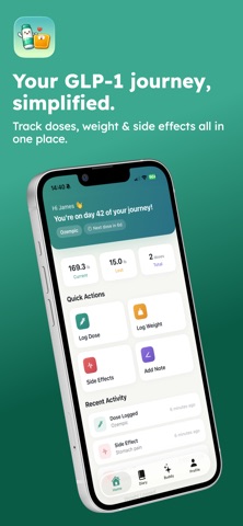 GLP-1 Buddy: Track Weight Loss iPhone screenshot
