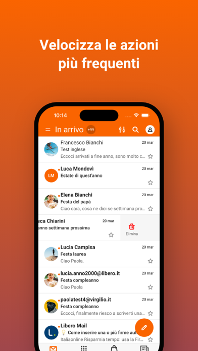 Virgilio Mail - Email App Screenshot