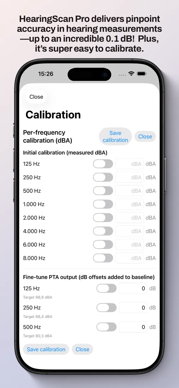 Screenshot #2 pour HearingScan Pro