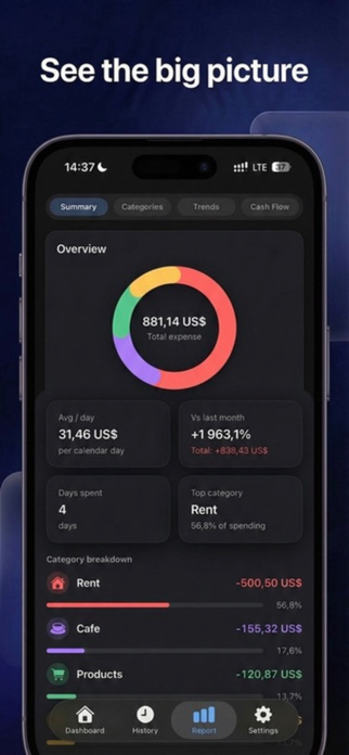 Spending Tracker: Stash Flow Screenshot 3 of 8