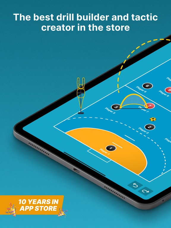 Coach Tactic Board: Handball
