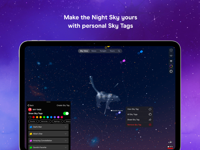 ‎Night Sky Screenshot