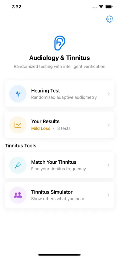 Audiology & Tinnitus screenshot 1