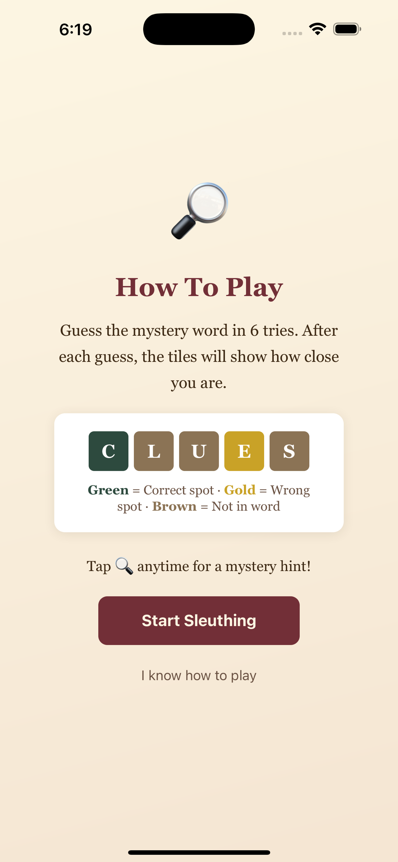 Sleuthle screenshot 3