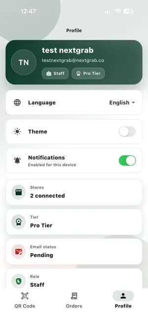 NextGrab Vendor screenshot 4