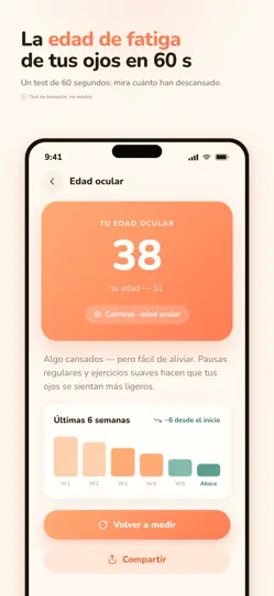 Captura de pantalla de Calmeye: AI Vista Y Ojos en iPhone 2