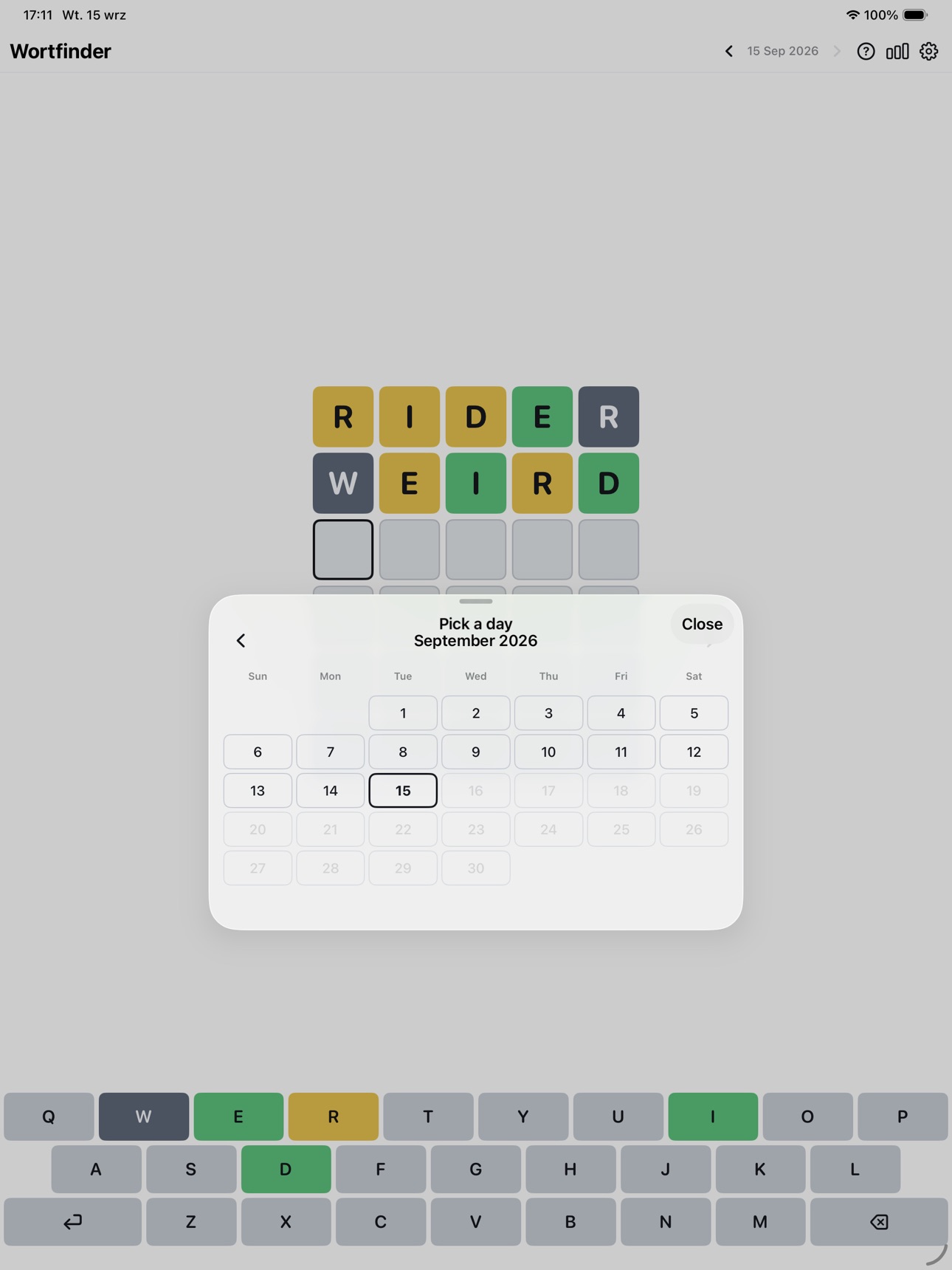 Screenshot 8 of Wortfinder: Word Puzzle