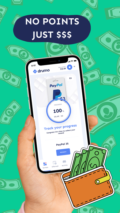 Drumo - Paid Surveys Screenshot