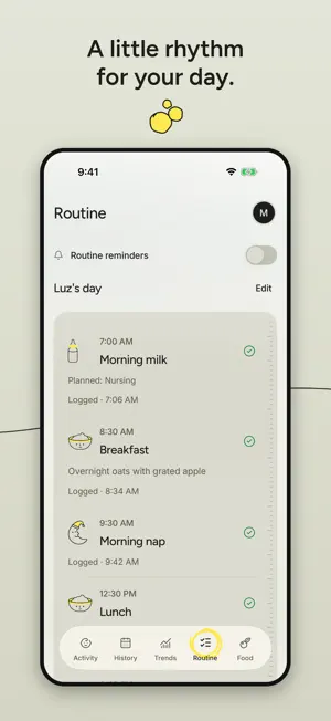 Gaia Baby Tracker screenshot 2