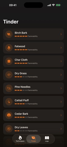 Kindling Fire Skills iPhone screenshot