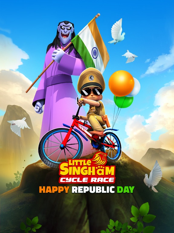 Little Singham Cycle Race