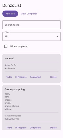 DunzoList screenshot 4
