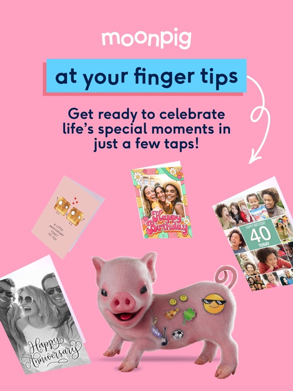 Moonpig: Birthday Cards iPad screenshot 10 - Shopping app