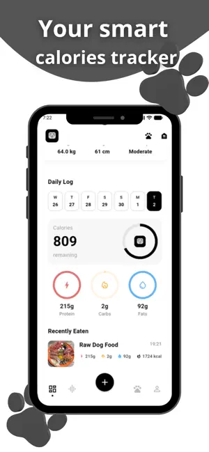 Ali ai, pet calories tracker screenshot 1