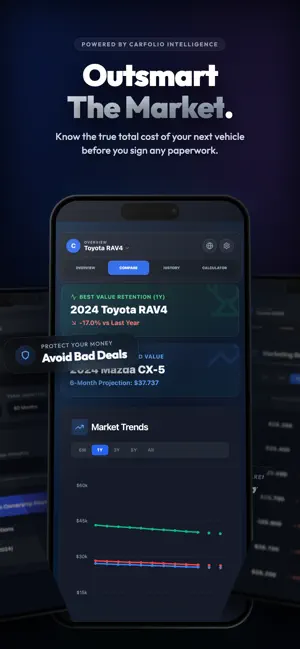 Carfolio Vehicle Value Tracker screenshot 1