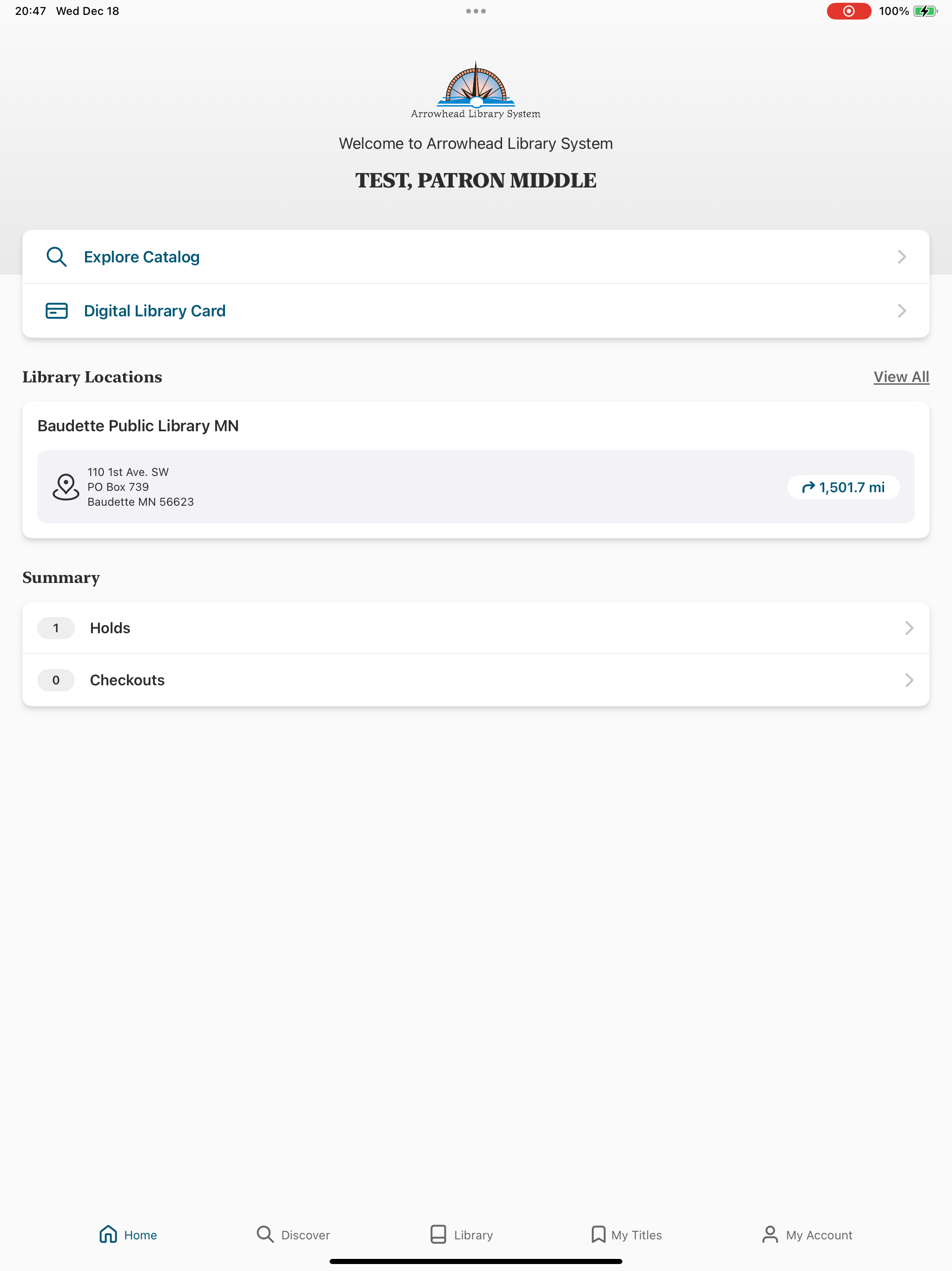 ALS Library App