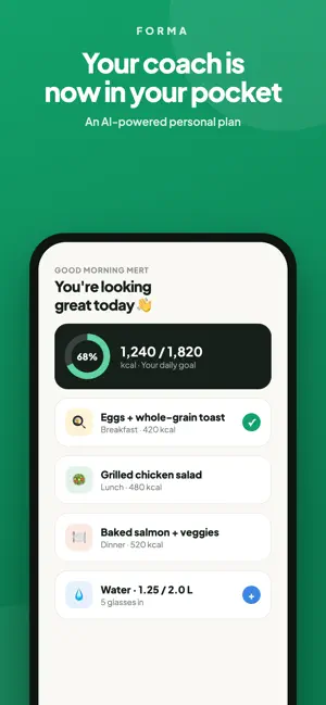 Forma: Calorie & Weight Loss screenshot 1
