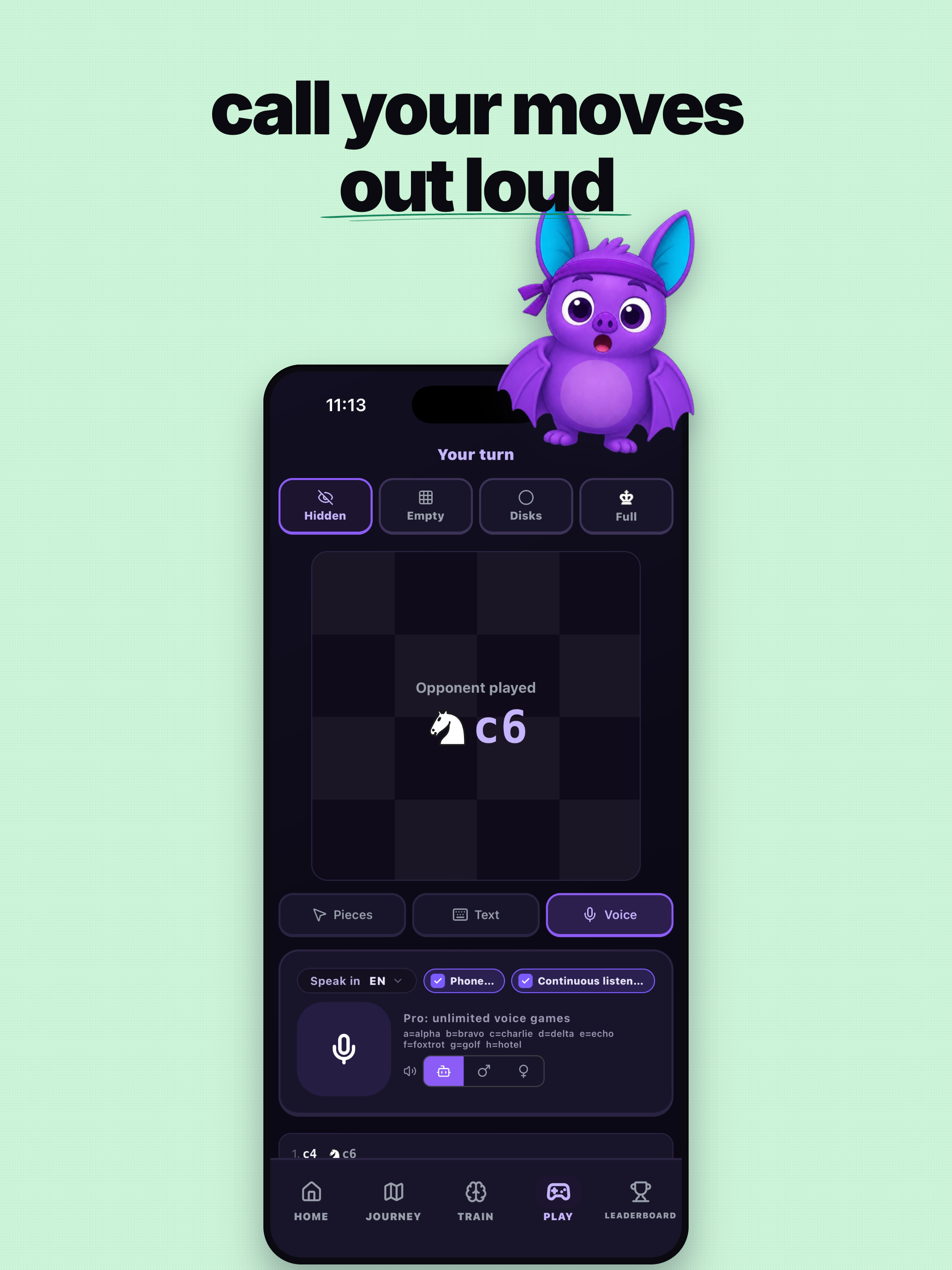 Blindfold Chess - DarkSquares screenshot 10