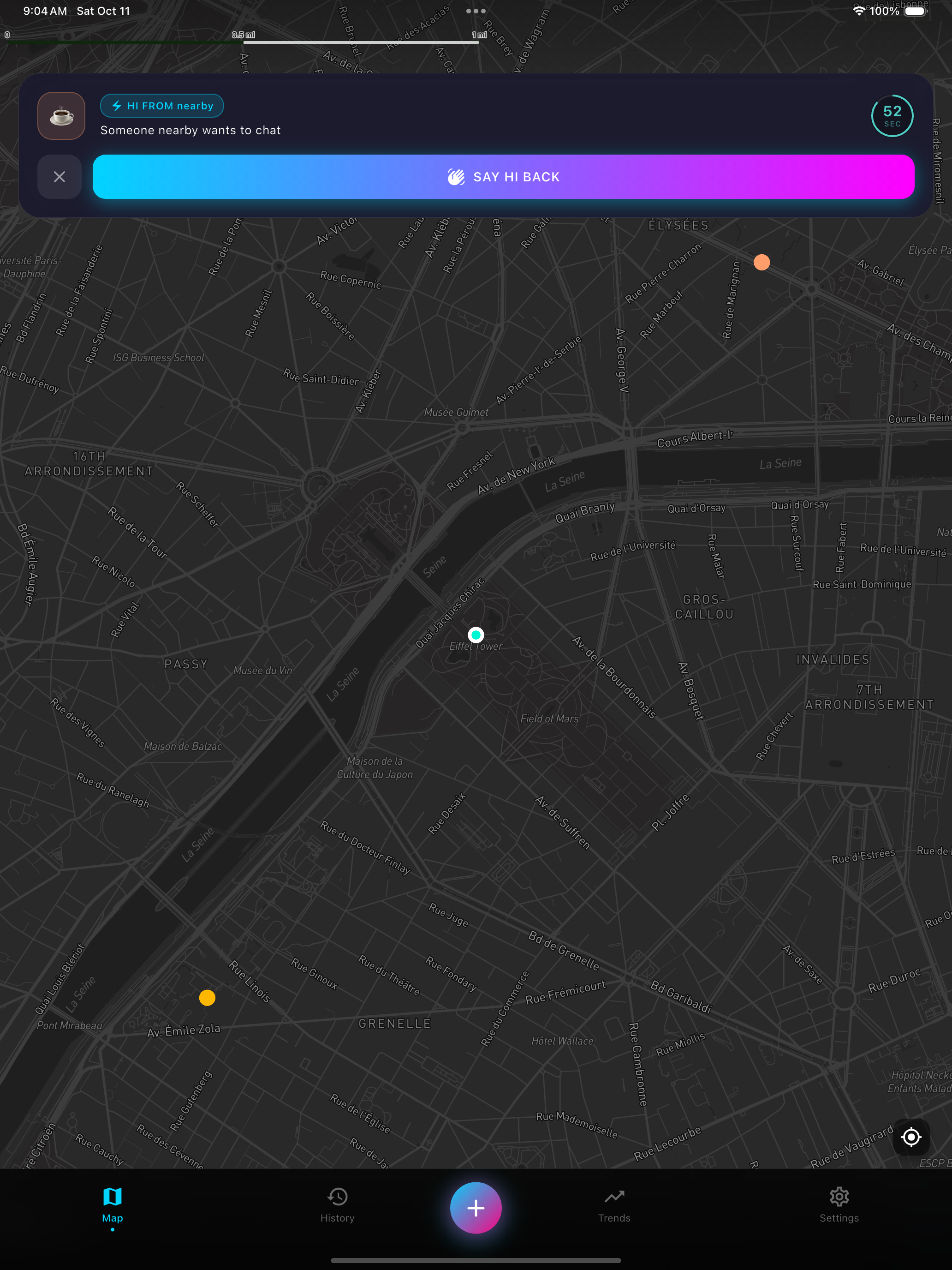 Ping & Wink chat nearby people
