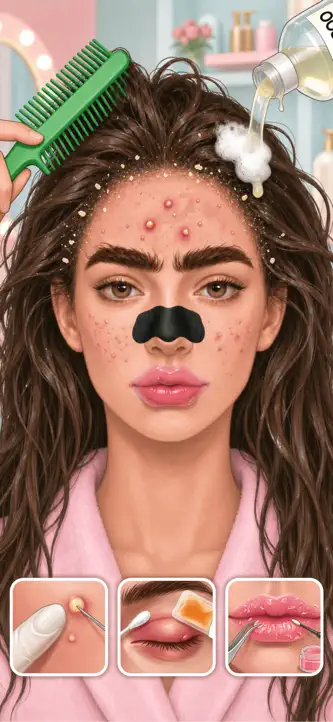 Makeup ASMR: Makeover Story screenshot 4