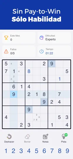 Captura de pantalla de Sudoku: Sin Anuncios Y Offline en iPhone 4