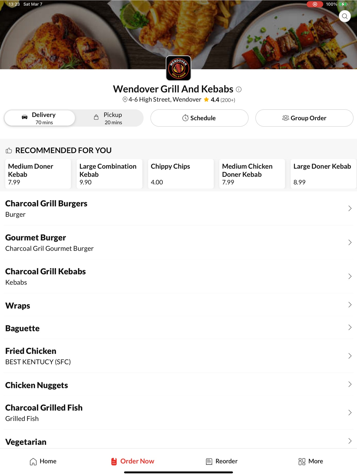 Wendover Grill And Kebabs ipad screenshot 2
