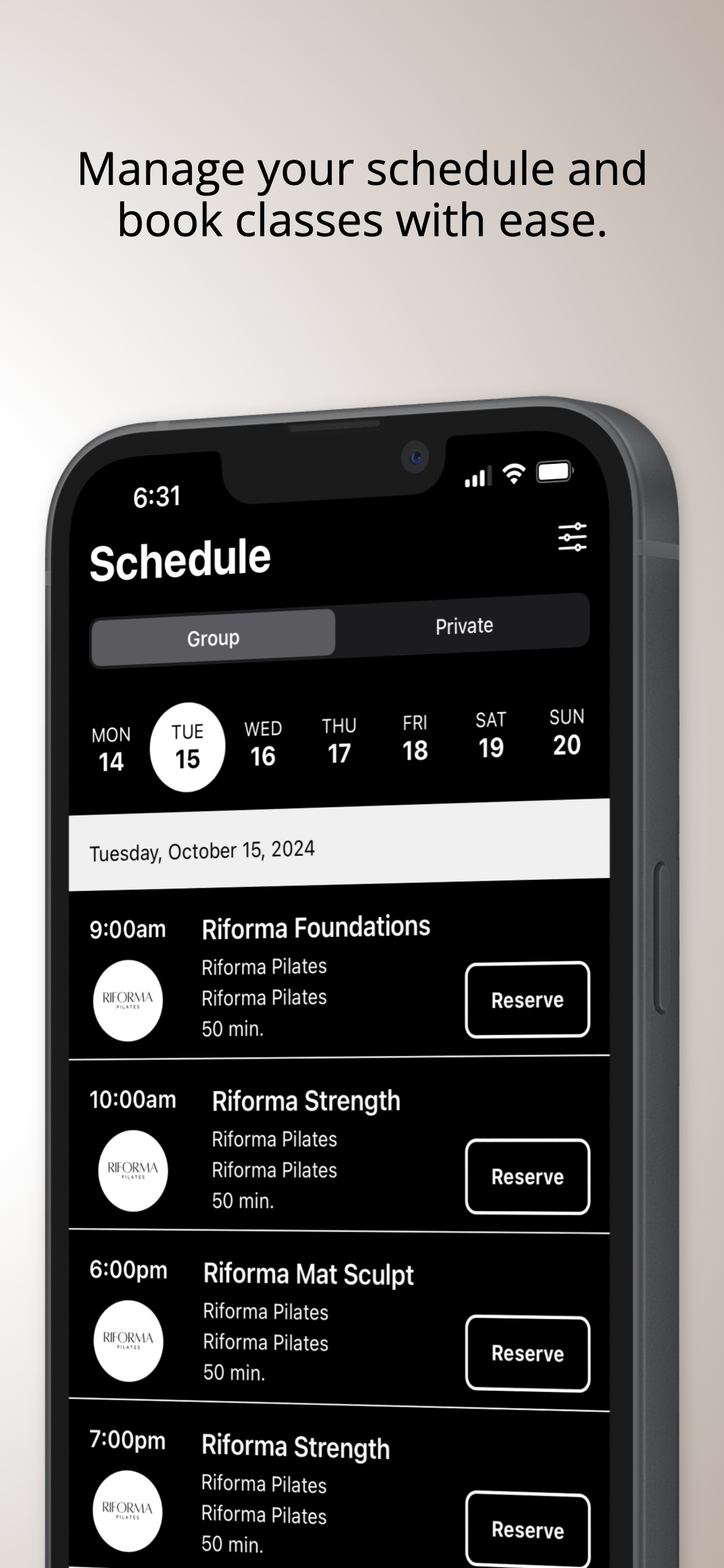 Riforma Pilates