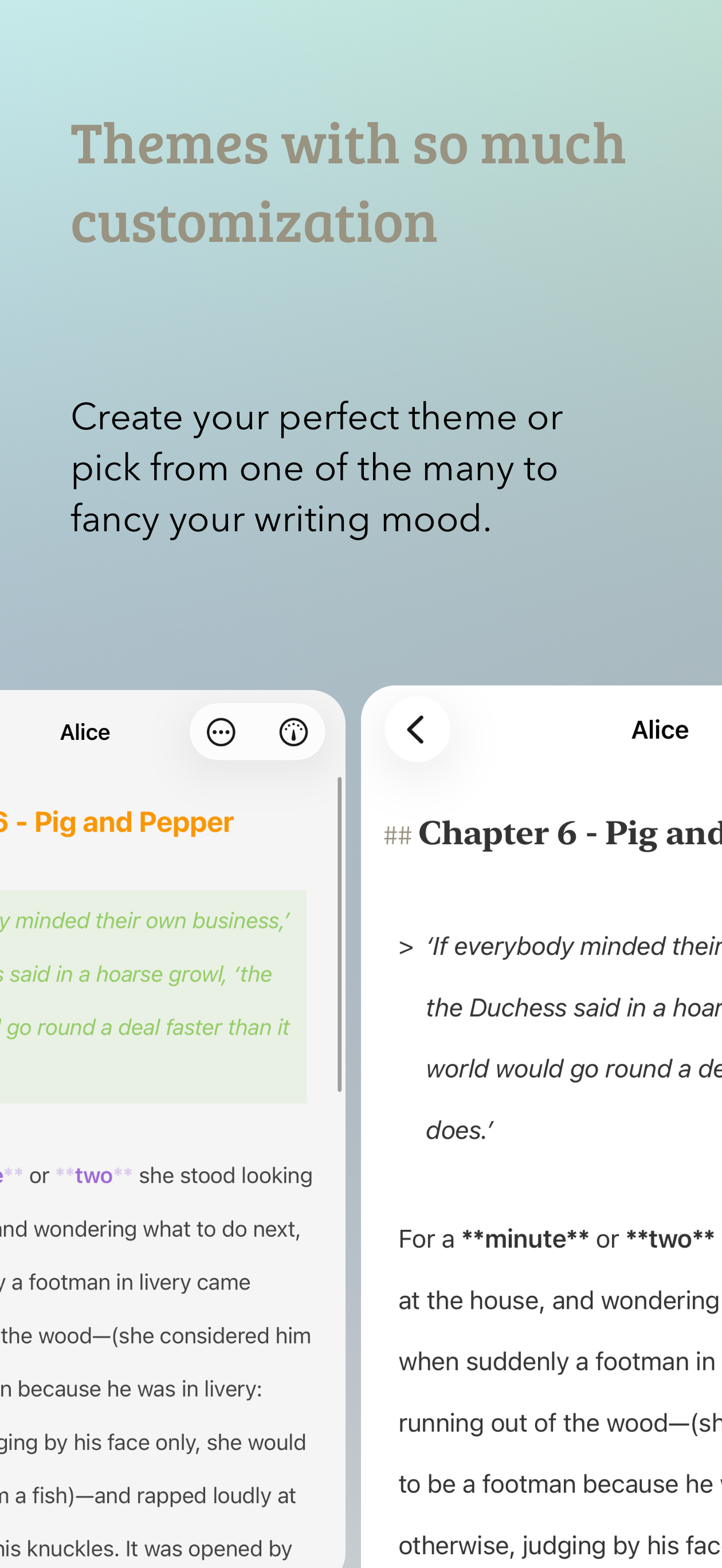Atlas: Write and Create