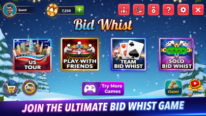 Screenshot #2 pour Spades Bid Whist: Card Games