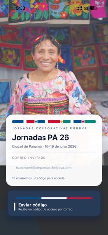 Jornadas FMBBVA Panamá 2026 screenshot