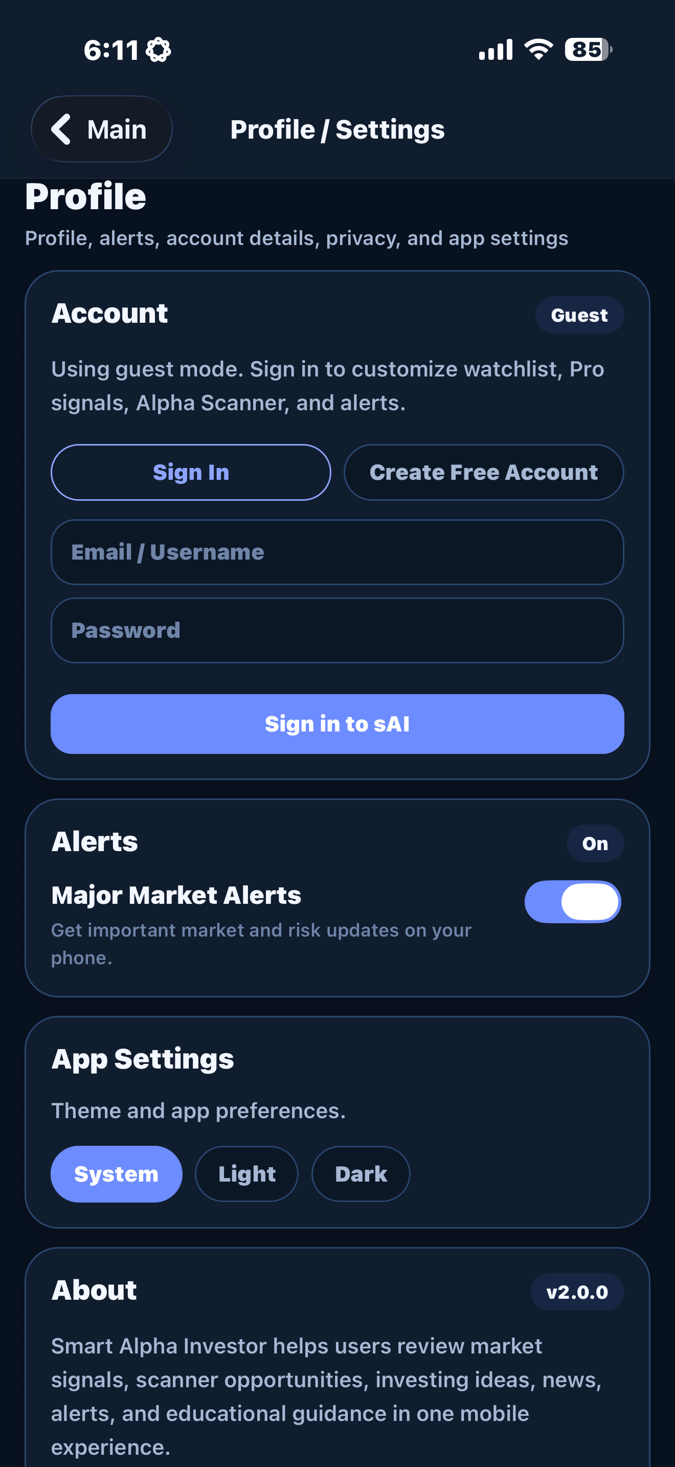 smart Alpha Investor screenshot 8
