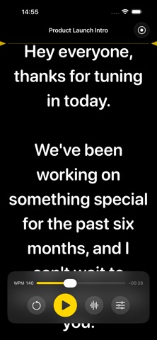 Teleprompter Offline & Private Screenshot 1 of 4