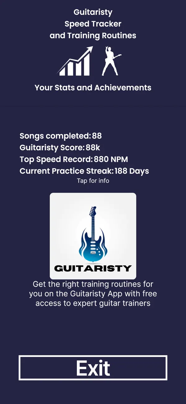 #1. Guitaristy Speed Trainer (iOS) 게시자: Michael Korte