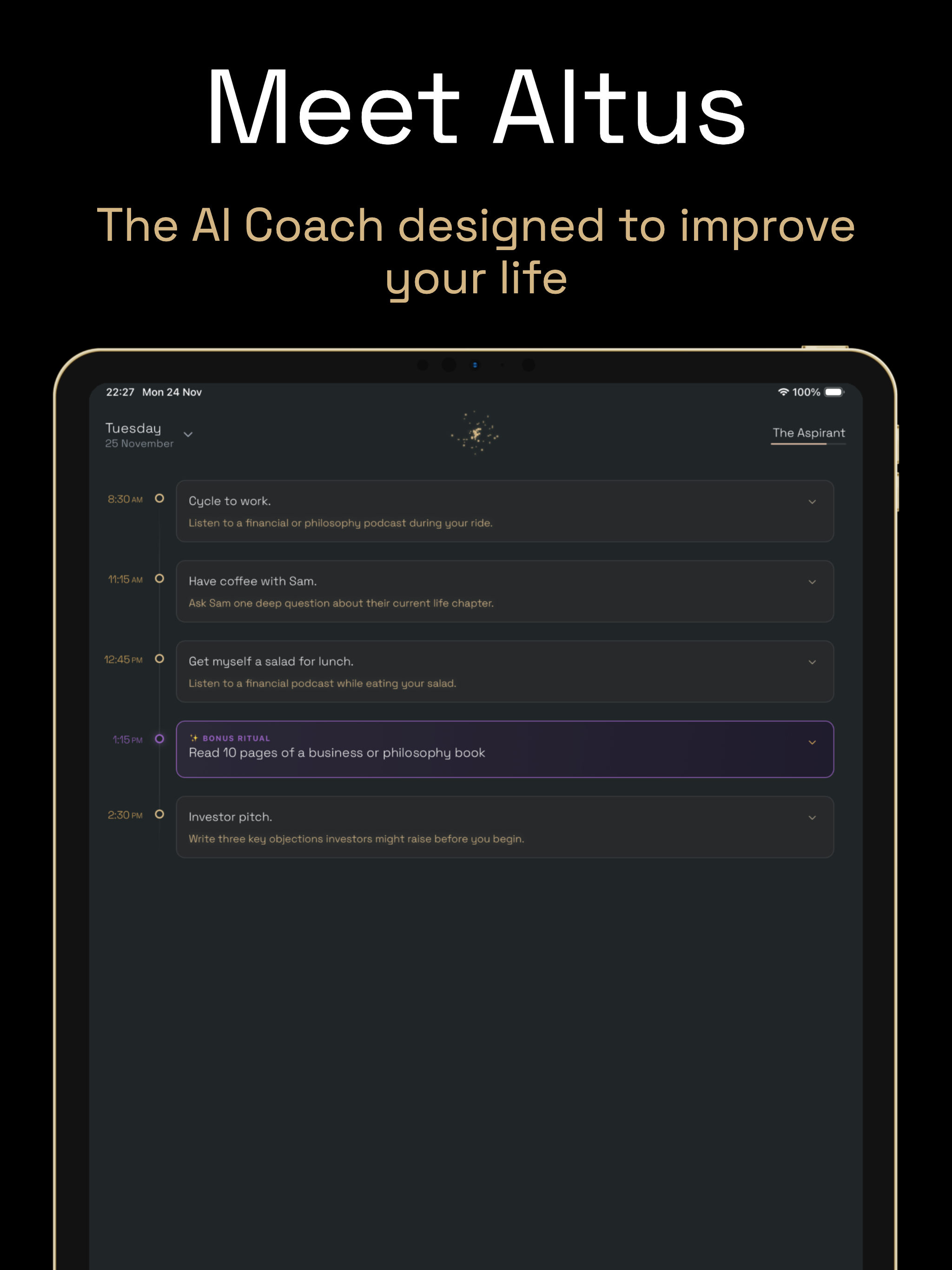Altus: Daily Planner & Coach